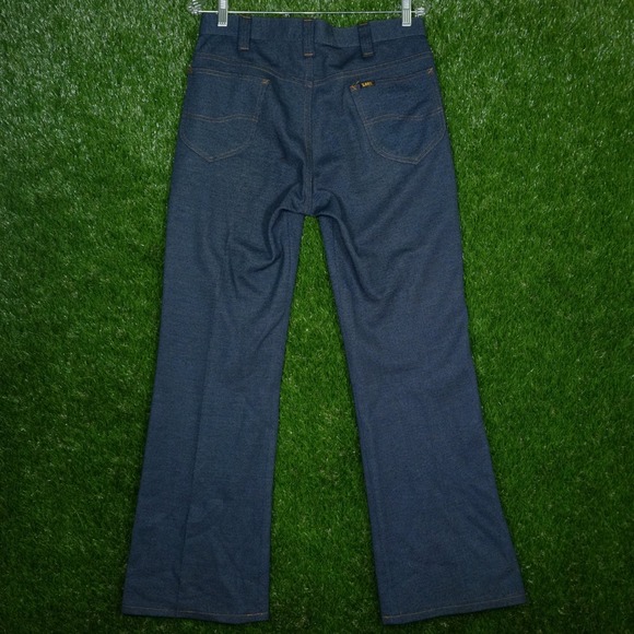Vintage 70s Lee Riders Jeans Sanforized Raw Denim Mens 32x28 Union Made RARE - Picture 4 of 13